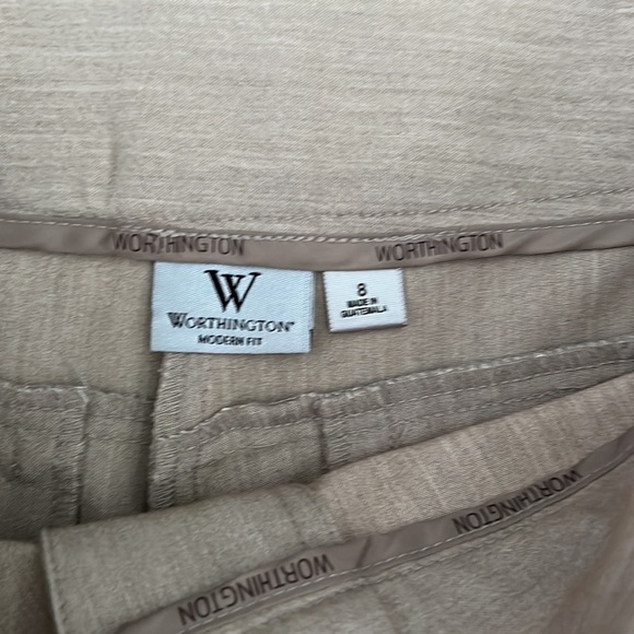 𝅺WORTHINGTON Modern Fit Cuffed Walking Shorts Tan - Picture 7 of 8
